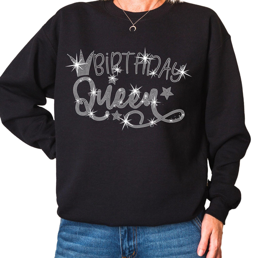 Birthday Queen Rhinestone T-Shirt: Beauty Diva Tee