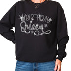 Birthday Queen Rhinestone T-Shirt: Beauty Diva Tee