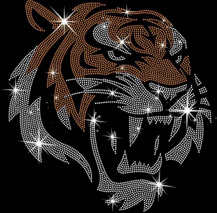 Rhinestone Tiger T-Shirt: Sparkly Animal Lover Gift