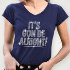 Rhinestone Positive Quote T-Shirt: Sparkly Bling Concert Tee
