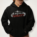 Kansas City Rhinestone Football T-Shirt: Sparkle Bling Game Day Tee