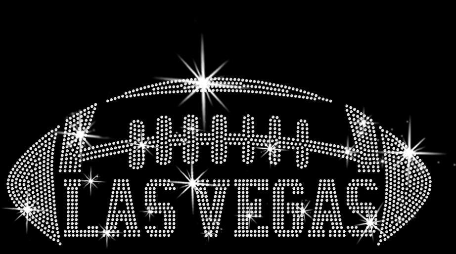 Las Vegas Rhinestone Football Shirt: Glittering Game Day Tee