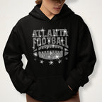 Atlanta Rhinestone Football Shirt: Game Day Fan Tee