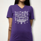 Baltimore Rhinestone Football Shirt: Game Day Fan Apparel