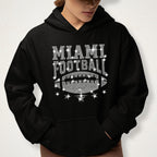 Miami Football Rhinestone Shirt: Unique Fan Apparel