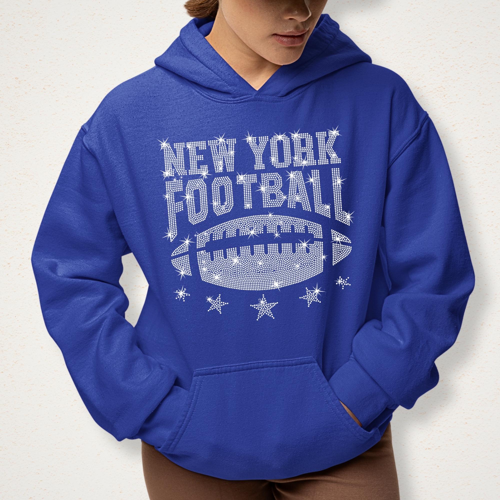 New York Rhinestone Football Shirt: Game Day Street Style Secondary image