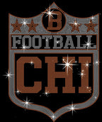 Chicago Vintage Style Football Rhinestone Shirt: Bears Fan Gift