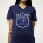 Dallas Vintage Style Football Rhinestone Shirt: Cowboys Fan Gift