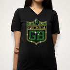 Green Bay Vintage Style Football Rhinestone Shirt: Game Day Fan Gift