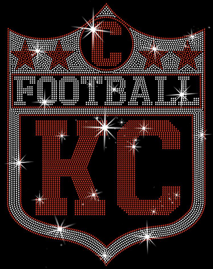 Kansas City Rhinestone Football Shirt: Vintage Game Day Sweatshirt