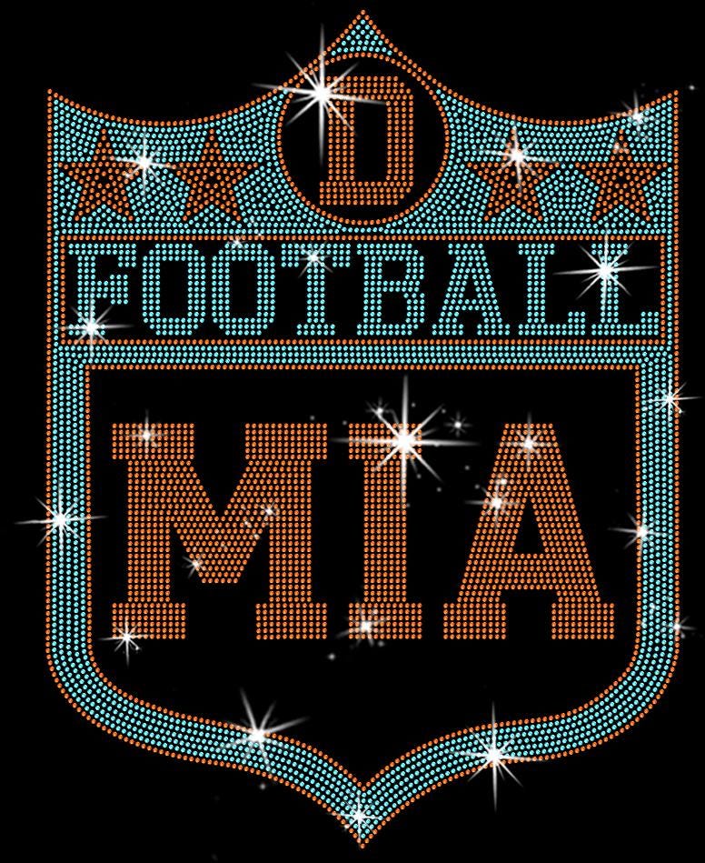 Miami Football Rhinestone Shirt: Game Day Fan Apparel