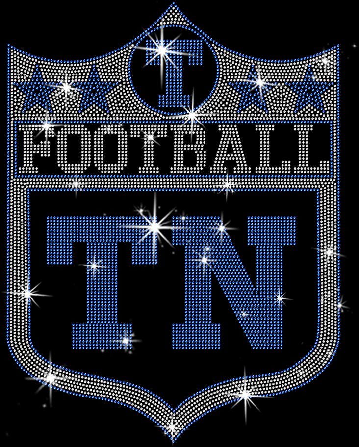 Tennessee Volunteers Rhinestone Football Shirt: Game Day Fan Tee