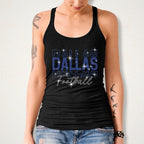 Dallas Rhinestone Gameday Shirt: Football Season Sparkle