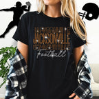 Jacksonville Rhinestone Football Shirt: Sparkling Gameday Sweater