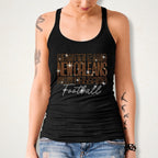 New Orleans Rhinestone Football Shirt: Sparkling Gameday Outfit