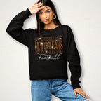 New Orleans Rhinestone Football Shirt: Sparkling Gameday Outfit