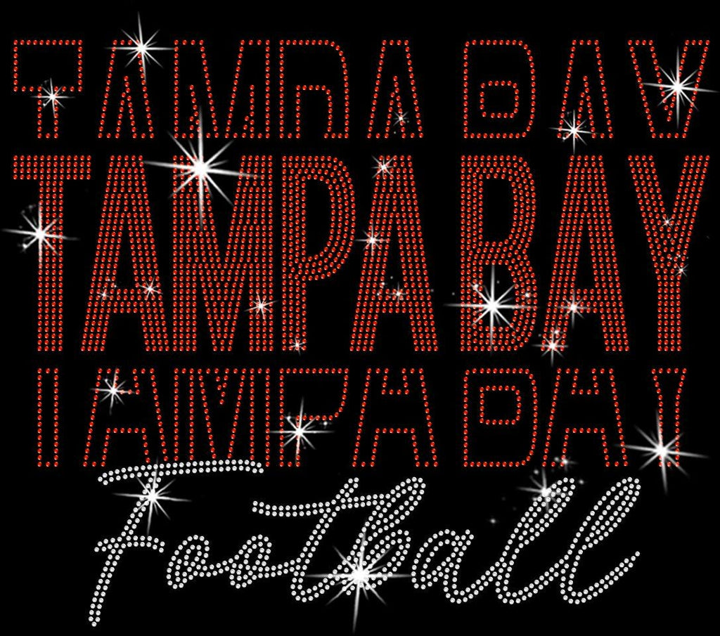 Tampa Bay Rhinestone Gameday Shirt: Retro Football Team Top
