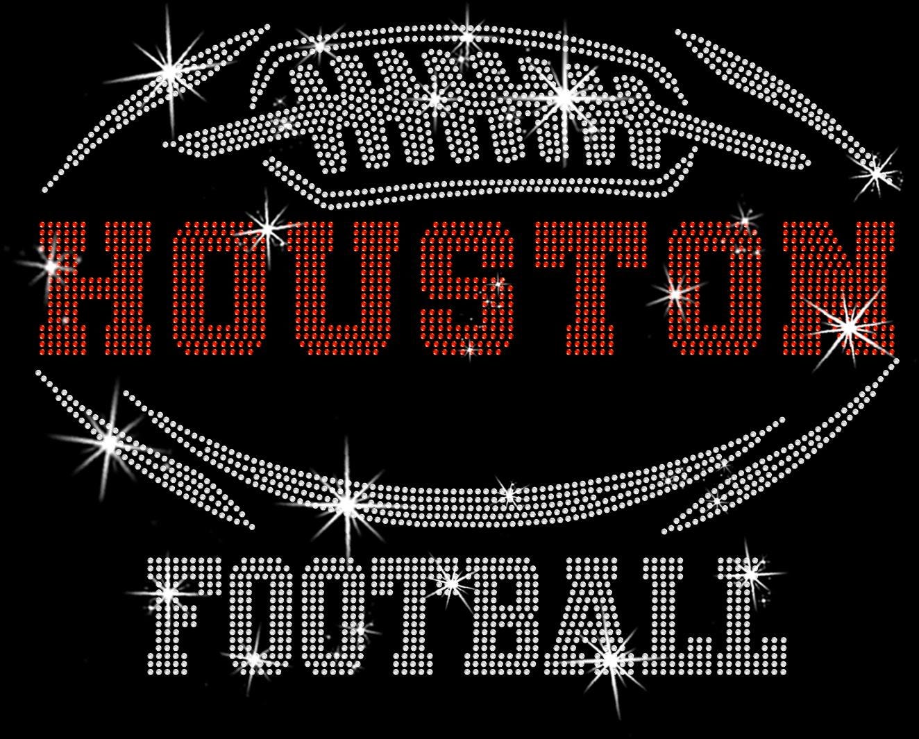 Houston Rhinestone T-Shirt: Game Day Fashion Tee