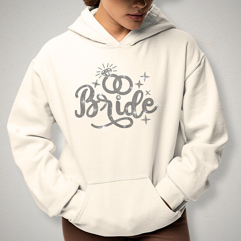 Sparkly Rhinestone Bride Shirt: Bridal Shower Gift, Trendy Wedding Tee