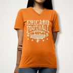 Chicago Rhinestone Football Shirt: Unique Game Day Tee