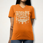 Cleveland Rhinestone Football Shirt: Sporty Chic Fan Apparel
