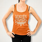 Denver Rhinestone Football T-Shirt: Trendy Game Day Bling