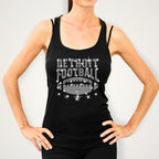 Detroit Rhinestone Football Shirt: Trendy Game Day Tee