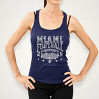 Miami Football Rhinestone Shirt: Unique Fan Apparel