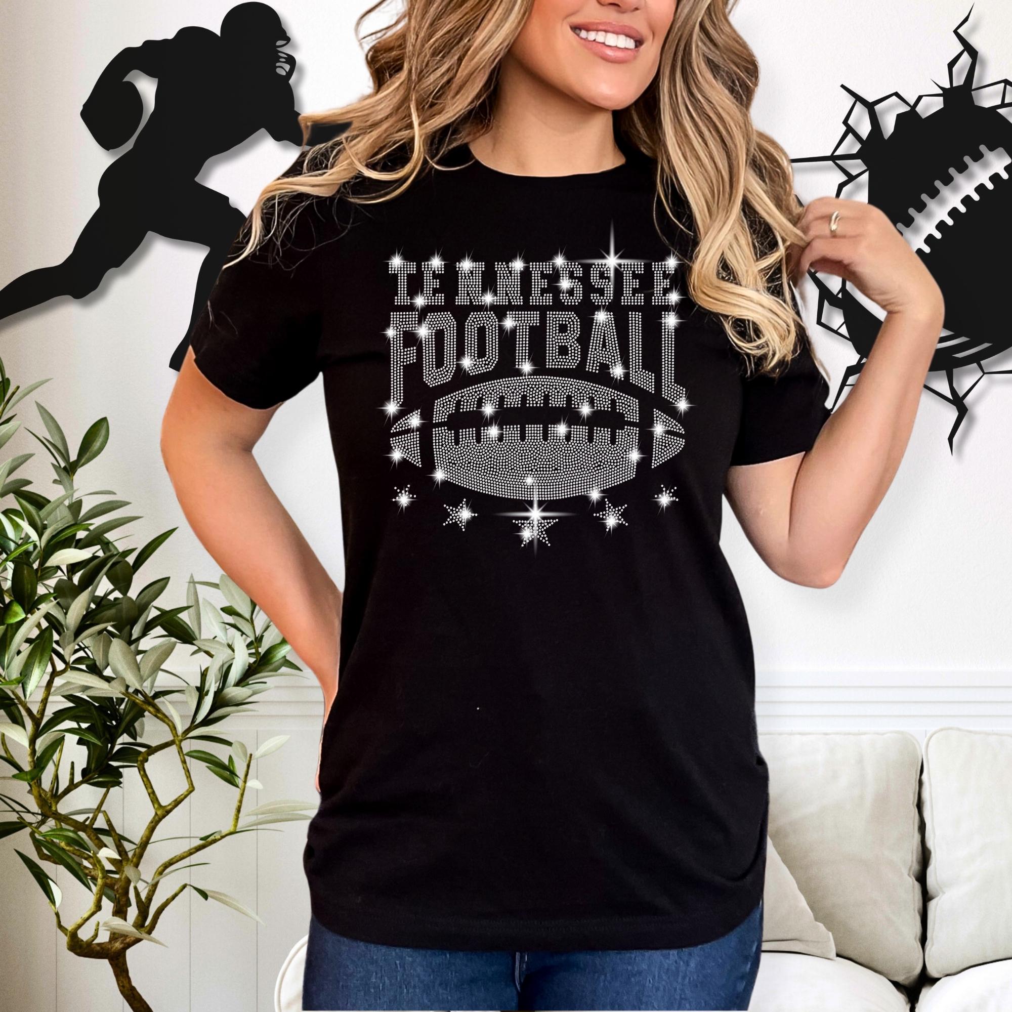Tennessee Rhinestone Football Shirt: Game Day Apparel Main image