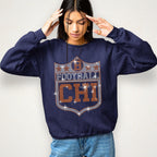 Chicago Vintage Style Football Rhinestone Shirt: Bears Fan Gift