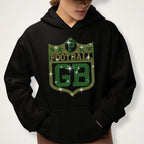 Green Bay Vintage Style Football Rhinestone Shirt: Game Day Fan Gift