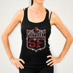 San Francisco Vintage Style Football Shirt: Rhinestone or Sweatshirt