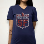 San Francisco Vintage Style Football Shirt: Rhinestone or Sweatshirt