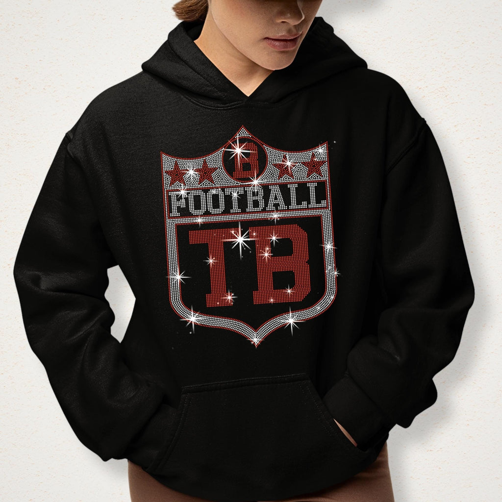 Tampa Bay Rhinestone Football Fan Shirt: Game Day Team Spirit