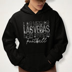 Las Vegas Rhinestone Football Gameday Shirt: Sparkling Fan Apparel