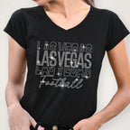 Las Vegas Rhinestone Football Gameday Shirt: Sparkling Fan Apparel