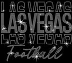Las Vegas Rhinestone Football Gameday Shirt: Sparkling Fan Apparel