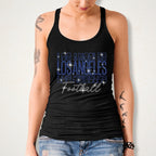 Los Angeles Rhinestone Football Shirt: Vintage Gameday Sweatshirt