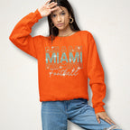 Miami Rhinestone Football Shirt: Sparkling Gameday Apparel