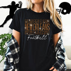 New Orleans Rhinestone Football Shirt: Sparkling Gameday Outfit