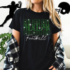 Philadelphia Rhinestone Football Shirt: Sparkling Gameday Tee