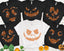 Rhinestone Pumpkin Faces Halloween Shirt: Sparkly Family Costume Tee