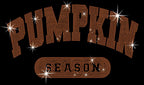 Pumpkin Season Rhinestone Tee: Sparkly Fall Shirt