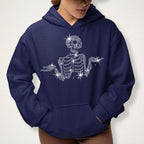 Rhinestone Skeleton Sparkle Shirt: Halloween Gothic Outfit
