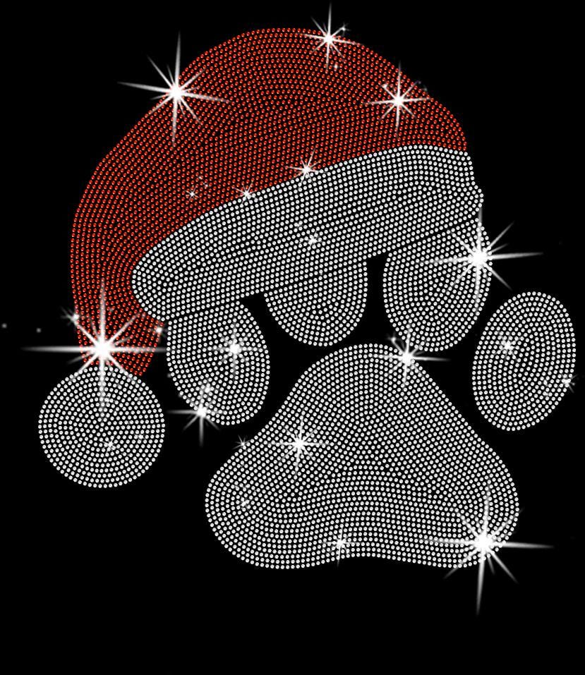 Believe Christmas Rhinestone Shirt: Christmas Party Sparkle Tee