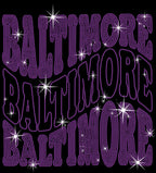 Baltimore Rhinestone Shirt: Fan Gift for Sunday Football