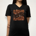 Cleveland Rhinestone Shirt: Sparkling Style Football Tee