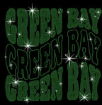 Green Bay Rhinestone Shirt: Unique Sports Fan T-shirt