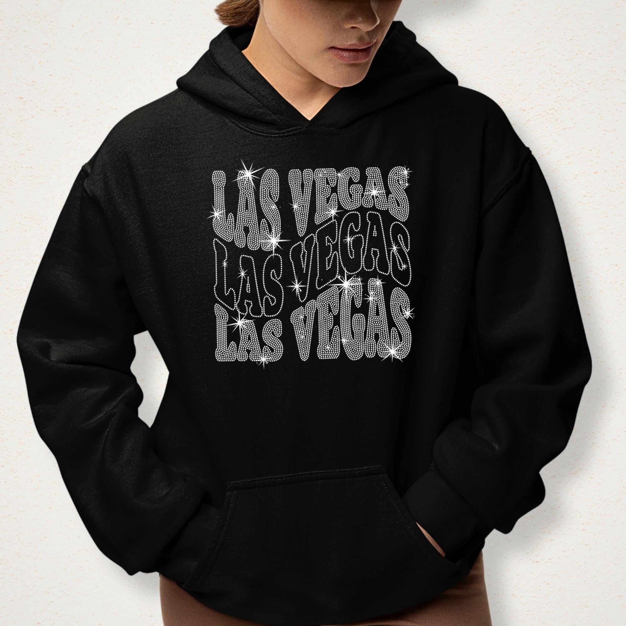 Las Vegas Rhinestone Shirt: Bling Football Fans Shirt