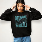Miami Rhinestone Shirt: Sunday Day Football Tailgate Party Shirt